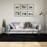 Rug HUARTE Short Pile Soft and Washable Black 160x230 cm 375117