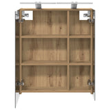 Bathroom Mirror Cabinet Artisian Oak 60 x 14.5 x 70 cm 889070