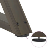 Coffee Table Legs 2 pcs Natural Steel 70x cm Steel 4012715