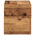 ZNTS Wall-mounted Bedside Cabinets 2 pcs Old Wood 45x26x28.5 cm 858611
