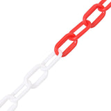Warning Chain Red and White 100 m 6 mm Plastic 150926