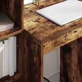 Desk Smoked Oak 60 x 50 x 76 cm 869414