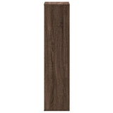 Bookcase Brown Oak 50x25x105 cm Engineered Wood 852795