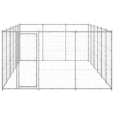Outdoor Dog Kennel Galvanised Steel 21,78 m 3082328