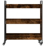 Kitchen Trolley Smoked Oak 70x30x82 cm Engineered Wood 842318