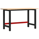 Workbench 140x60x81.5 cm Solid Wood Oak 3309675