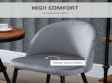 Dining Chairs Set of 2 Contemporary Design for Office Dining Kitchen with Soft Fabric Seat and Back T3398P328155