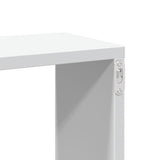 Wall Shelf White 167.5x18x68 cm Engineered Wood 853317