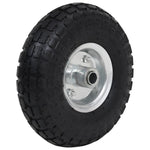 Sack Truck Wheels 4 pcs Rubber 4.10/3.50-4 142976