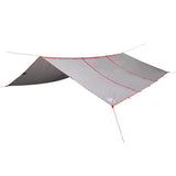 Camping Tarp Grey and Orange 420x440 cm Waterproof 94678
