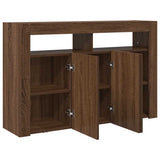 Sideboard Brown Oak 116 x 30 x 75 cm Engineered Wood 3333882
