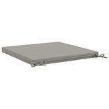4-Piece Seat Cushions SOEST 4 pcs 100% Polyester Grey 944682