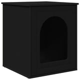 Cat House Black 53 x 52 x 62 cm Engineered Wood 8000708
