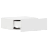 Floating Nightstands 2 pcs White 40x30x15cm Engineered Wood 800307