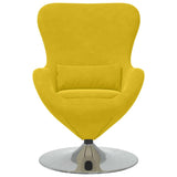 Egg Chair Yellow 63 x 73 x 90 cm Velvet 42002731