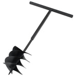 Ground Drill with Handle 250 mm Steel Black 145258