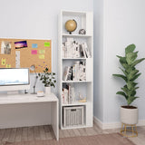Book Cabinet/Room Divider White 45x24x159 cm Engineered Wood 800108
