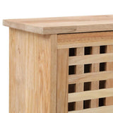 247600 Shoe Storage Cabinet 55x20x104 cm Solid Walnut Wood