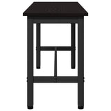 Dining Bench 2 pcs Black Oak 100 x 32.5 x 48.5 cm 873751