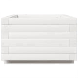 Garden Planter White 70x40x26.5 cm Solid Wood Pine 847329