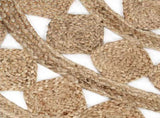 Handmade Rug Braided Jute 210 cm 343615