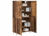 Highboard Old Wood 69.5 x 34 x 180 cm Engineered Wood 3415687
