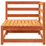 Garden Sofas Corner 2 pcs Wax Brown 70x70x67 cm Solid Wood Pine 837911