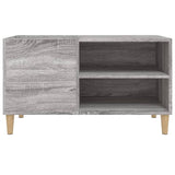 Record Cabinet Grey Sonoma 84.5x38x48 cm Engineered Wood 831947