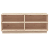 Shoe Cabinet 110x34x45 cm Solid Wood Pine 813540