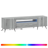 LED TV Cabinet Grey Sonoma Engineered Wood 897571