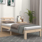 Bed Frame without Mattress Solid Wood 90x200 cm 814739