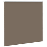 ZNTS Roller Blind Blackout Coffee 160x175 cm Fabric Width 156.6 cm Polyester 4011036