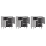 Sideboards 3 pcs Grey Sonoma Engineered Wood 3190155
