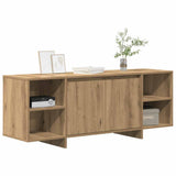 TV Cabinet Artisan Oak 130x35x50 cm Engineered Wood 856789