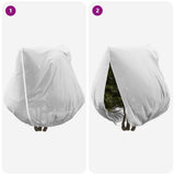 Frost Protection Plant Fleece Covers 3 pcs White 2.5 x 3.14 m 42021059