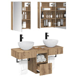 Bathroom Cabinet Set 5 pcs Artisan Oak 43 x 11.5 x 60.5 cm 3406294