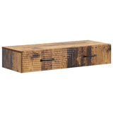 Wall-Mounted Side Table Old Wood 87.5 x 34.5 x 17 cm 898673
