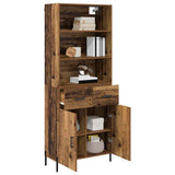 Highboard Old Wood 69.5 x 32.5 x 180 cm Engineered Wood 3415645