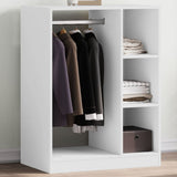 Wardrobe White 77x48x102 cm Engineered Wood 840807