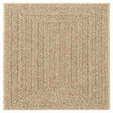 Rug ZIZUR 120x120 cm Jute Look Indoor and Outdoor 4006154