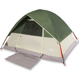 Camping Tent Dome 3-Person Green Waterproof 94695