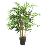 Artificial Bamboo Tree 500 Leaves 80 cm Green 358984