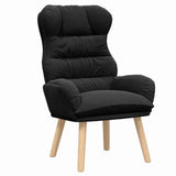 Armchair Black 69 x 74 x 93 cm Sherpa Fabric 42001884
