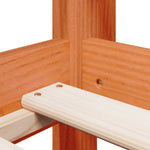 High Sleeper Bed without Mattress Wax Brown 75x190 cm Small Single Solid Wood Pine 3282143