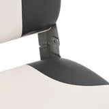 Foldable Boat Seat 1 Set Low Backrest with Fixing Strap 3284291