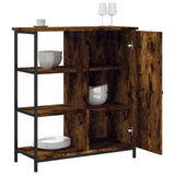 Sideboard Smoked Oak 70x30x80 cm Engineered Wood 835491