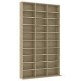 CD Cabinet Sonoma Oak 102x23x177.5 cm Engineered Wood 801781