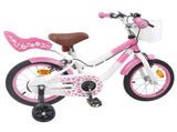 Kids Bike 12 Inches for 2-4 Years Old Light Pink 42009607