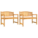 ZNTS 3 Piece Garden Dining Set Solid Wood Teak 3157940