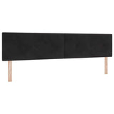 Headboard with Headboard Black 200 cm Faux Leather 42007198